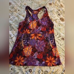 SkirtSports Eclipse Floral Tank Top Sz Small